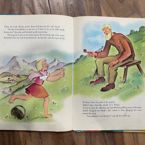 Vintage (1946) "Heidi" Hardcover Book - Picture 6 of 8